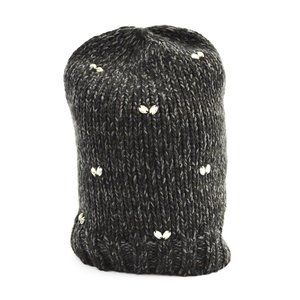 Aqua Rhinestone Knit Hat #164-24